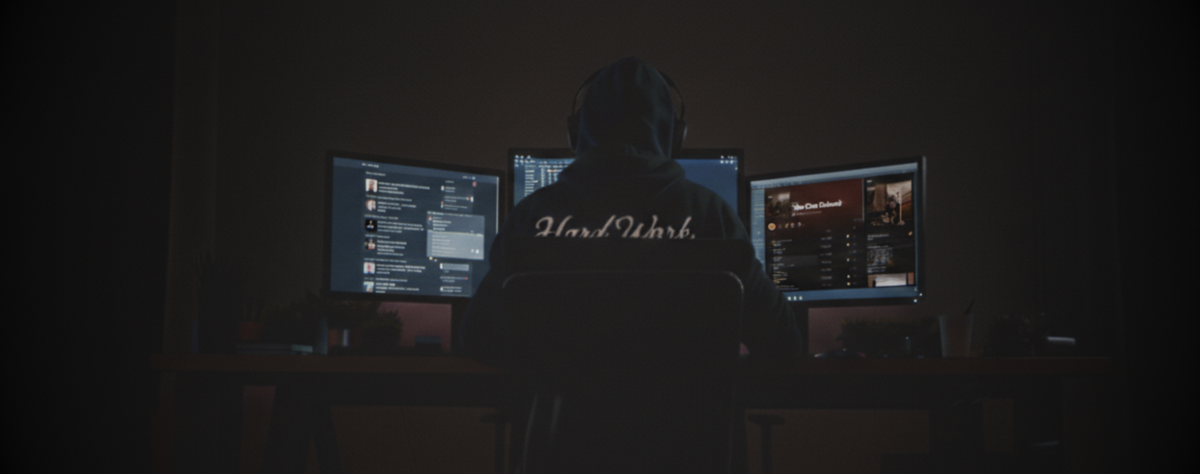 Person at computer